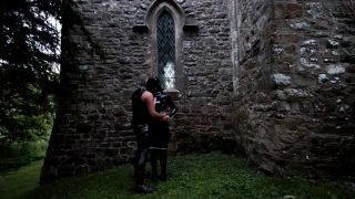 Outdoor Sex in the graveyard latex rubber nun gets face fuck and cock i-[lovely-femdom.com - best femdom porn online]