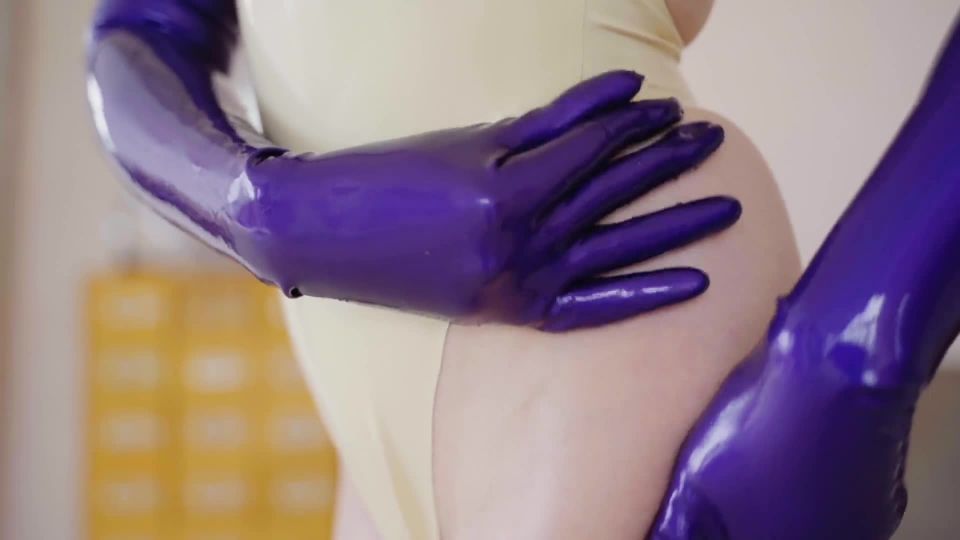 free xxx video 9 Miss Ellie Mouse – Stunningly Beautiful Purple Latex, creampie fetish on brunette girls porn 