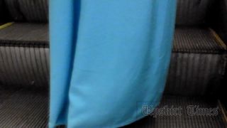 Upskirt-times.com- Ut_2248# Let_s meet the brunette diva in long blue skirt. The camera was about ten...