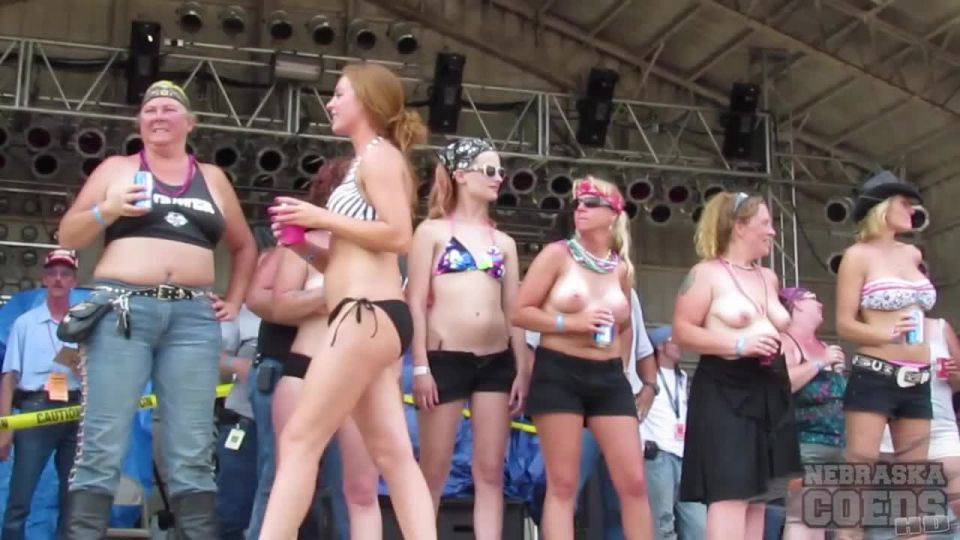 Abate of Iowa Biker Rally Hot Body Contest from First Day (Thursday) public Beth