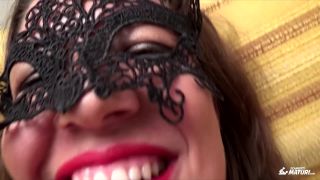 Naughty Italian swinger sex with masked mature newbie Fabiola pantyhose 