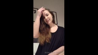 Kristyblack - my first longer talking video sorry if i look nervous or something im not used to talk 15-03-2021