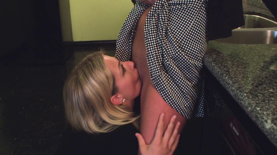 Two Secretary Blondes Being Horny At Work And Gets Naked