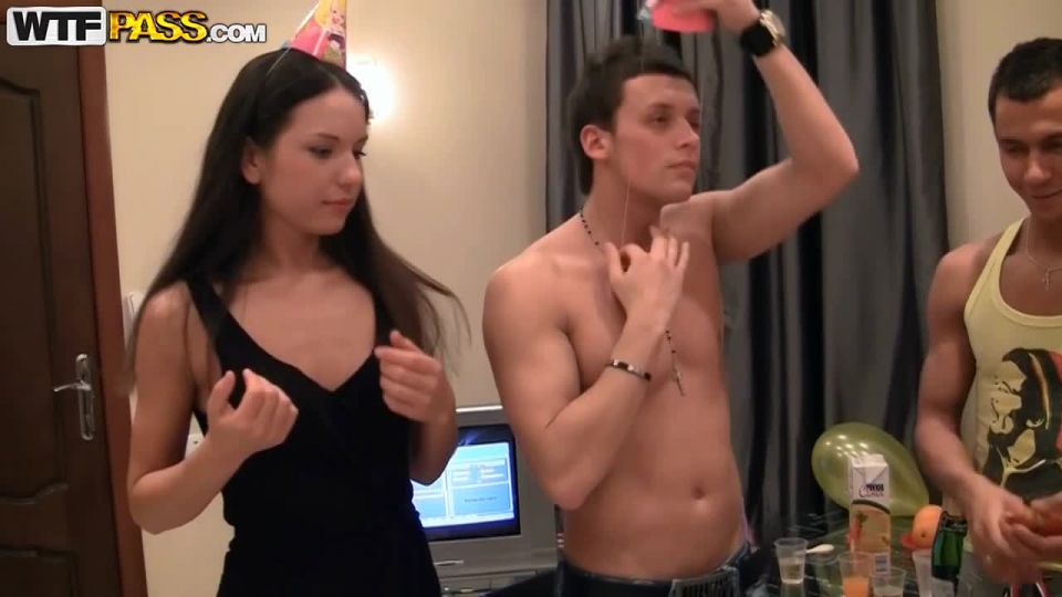 StudentSexParties - Hardcore anal fuck party for a birthday girl - Hardcore