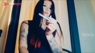 [GetFreeDays.com] Smoking fetish. Dominatrix smokes and blows cigarette smoke in your face Sex Stream December 2022