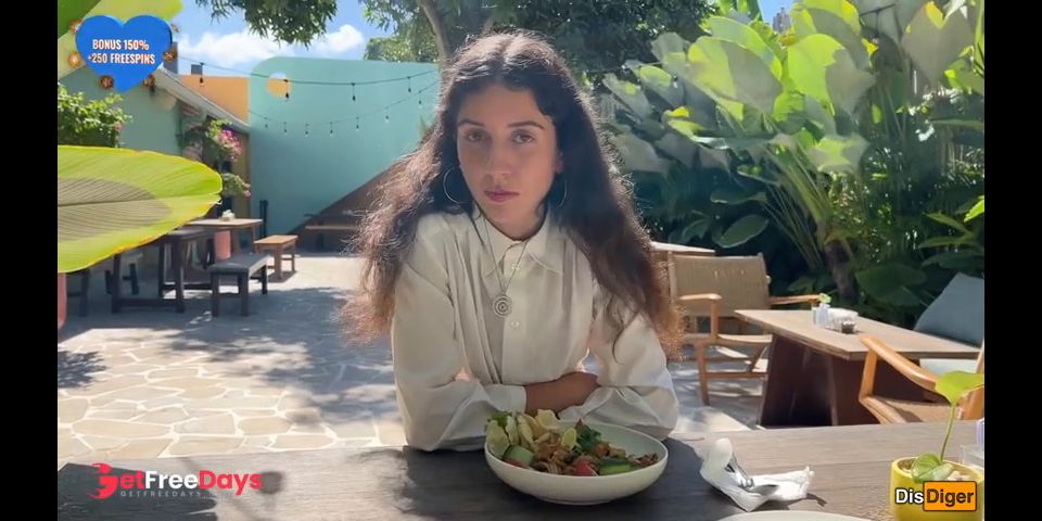 [GetFreeDays.com] Cum on a girls face in a public cafe - She eats lunch with cum on her face - Cumwalk Sex Clip January 2023