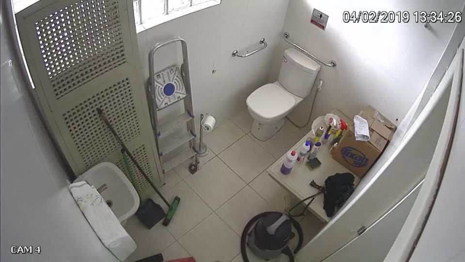 Voyeur Office toilet spy - voyeur - voyeur 