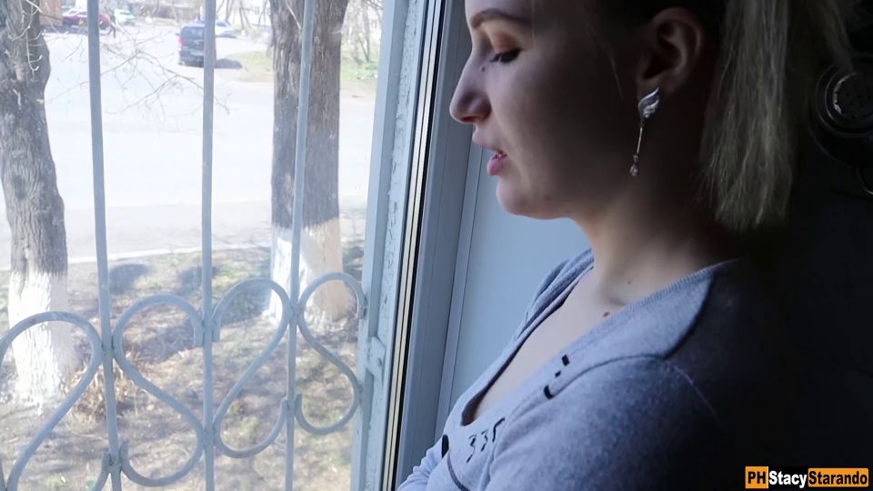 6295 Stacy Starando - Young Slut Wife Helps A Neighbor To Cu