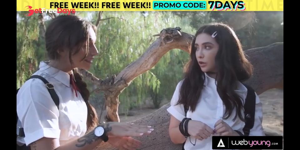 [GetFreeDays.com] Naturally Stacked Bad Influence April Olsen Seduces Nerdy Petite Brunette Jane Wilde Porn Clip January 2023