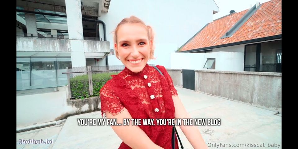 Femdom porn Kisscat - Blowjob dress