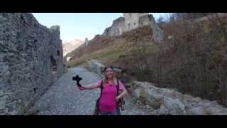 free adult video 27 Mia Adler - Publicly fucked by visitors during a tour of the castle ruins  on femdom porn feet fetish worship