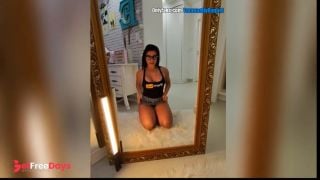 [GetFreeDays.com] Hot latina teasing in front of the mirror filming with her Ray Ban Meta Smart glasses Sex Film April 2023