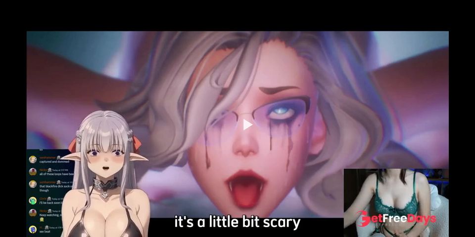 TENTACLE HENTAI  Hot chick with glasses Lily from Subverse