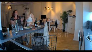 Reallifecam - Guest Girls Lick Each Other And Kiss In Kitchen On The Table 08.06.2024 10.06.2024 - Amateur
