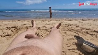 [GetFreeDays.com] Stepsister gives nude blowjob to stepfather on a public beach Adult Leak March 2023