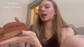 online porn video 28 LucySpanks – Pay to Watch Me Eat on fetish porn big tits fetish