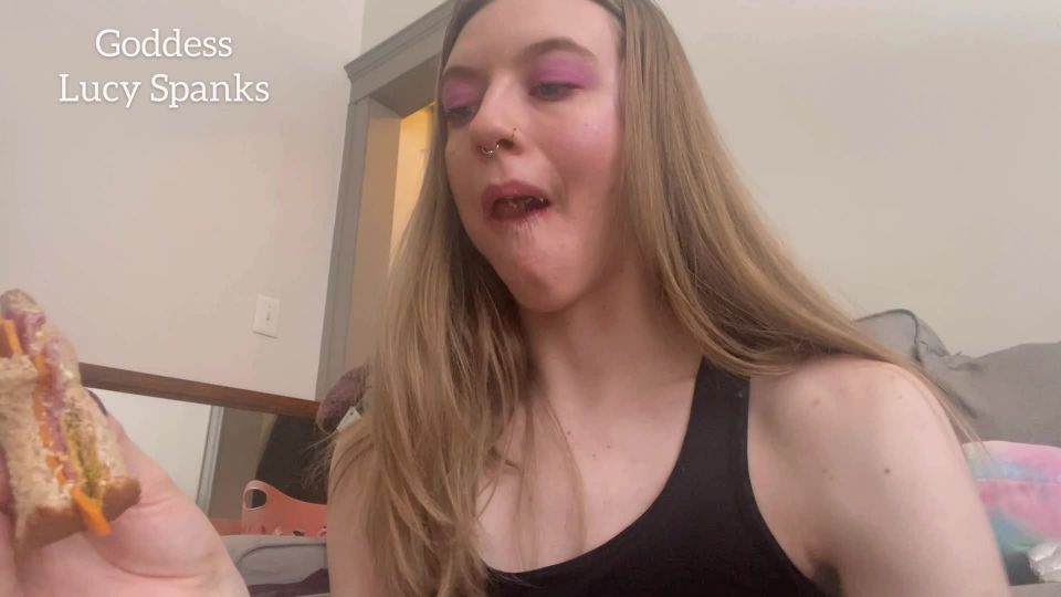 online porn video 28 LucySpanks – Pay to Watch Me Eat on fetish porn big tits fetish