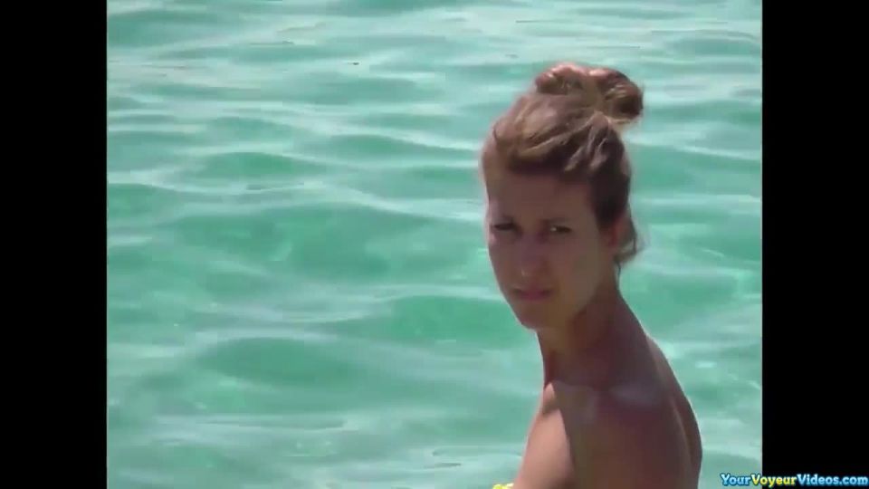 Nipple slip in bikini