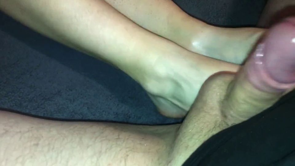 Amateur Footjob 58 Feet Ballbusting, Feet Fuck and Big Cum.