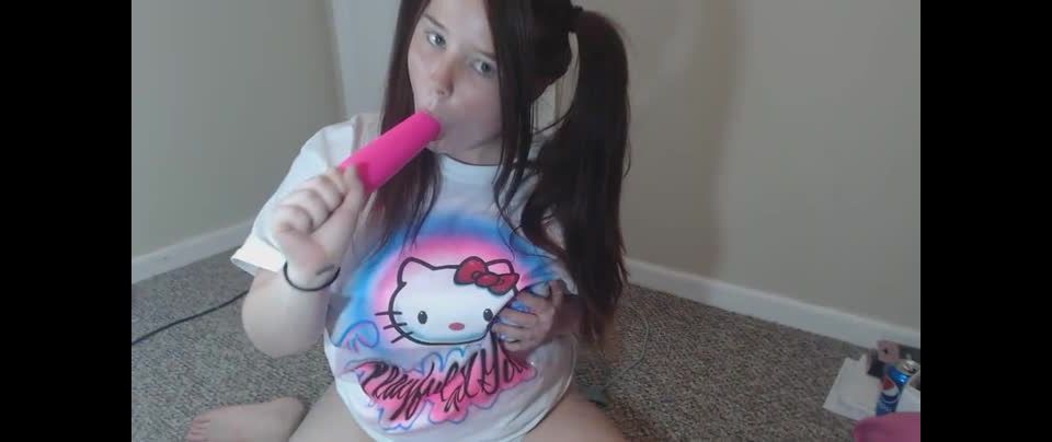 clip 14 Playfullilgirl – Pfl Popcicle Dildo, bbw sw on bbw 