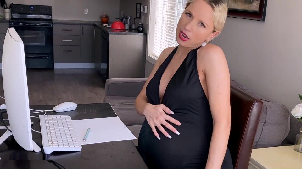 online video 2 Grace Squirts - Bosss Pregnant Belly and Button JOI, femdom resource on pov 