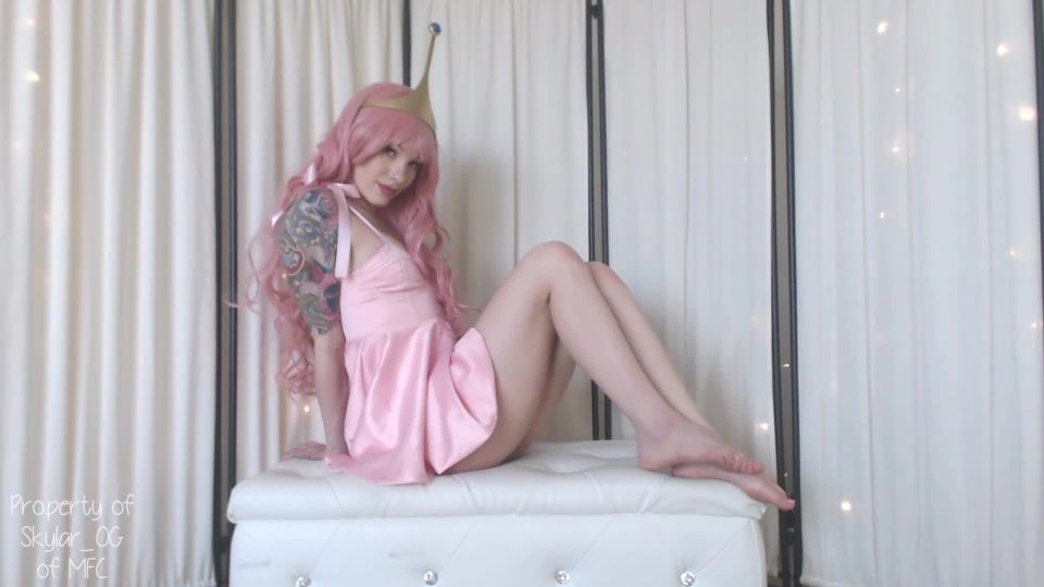 MySkylarRaye in Princess Bubblegum Creamy Cum(MILF porn)