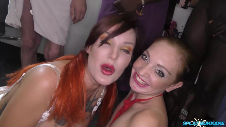 [Siterip] SplatBukkakecom  1080p  Megapack Debut bukkake party for sweet Roxi Rose Alexxa Vice