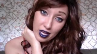 online adult clip 17 Bratty Ivana - Ruin in Blue - lipstick tease - femdom porn nylon femdom