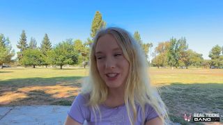 Real Teens  Blonde Teen Kallie Taylor Flashing And Sucking In Public Fo