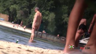Folks can't keep their palms off of this scorching  nudist
