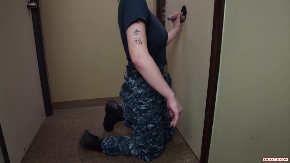  Petty Officer Johnson VS. The Glory Hole, facial on cumshot