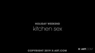 [Kim] Holiday Weekend Kitchen Sex