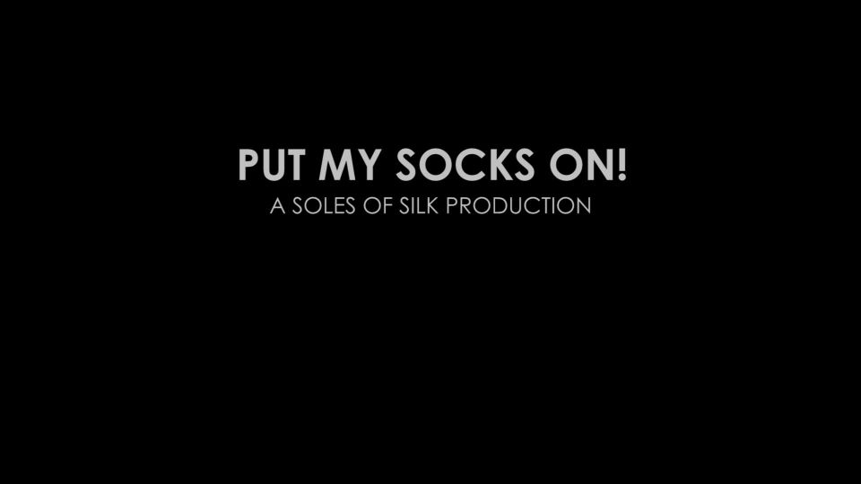 online porn clip 36 foot fetish shoes feet porn | Soles of Silk – Put My Socks On! | foot