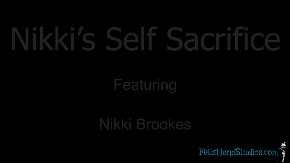 online adult clip 44 Nikki Brooks - Nikkis Self Sacrifice HD 1080p | fetish | femdom porn ankle socks fetish