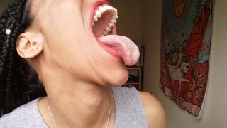 My big mouth and fat tongue Black!