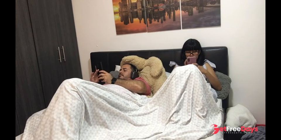 I masturbate in front of my stepfather until I reach orgasm