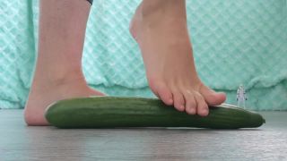 online clip 38 lucy cat femdom fetish porn | Cucumber sh to satisfy your foot | feet asmr