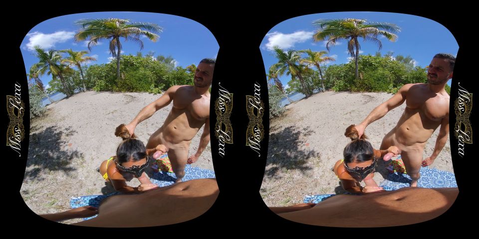 I Got Caught On A Beach Giving A Double BJ Miss Lexa 09-01-2026 - Cumshot