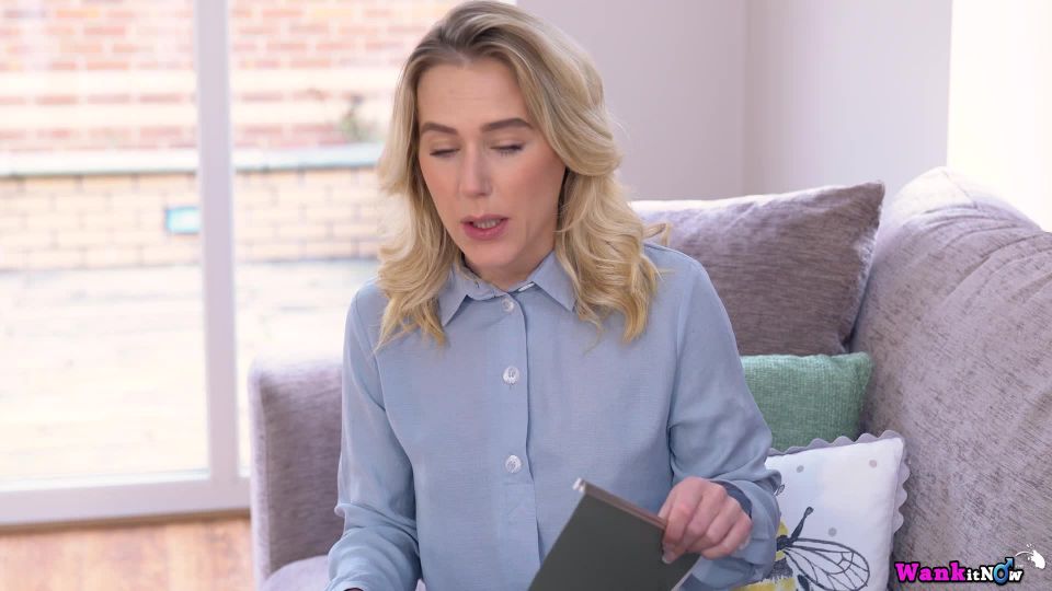 WankItNow - Aston Wilde - Soften The Blow pantyhose WankItNow