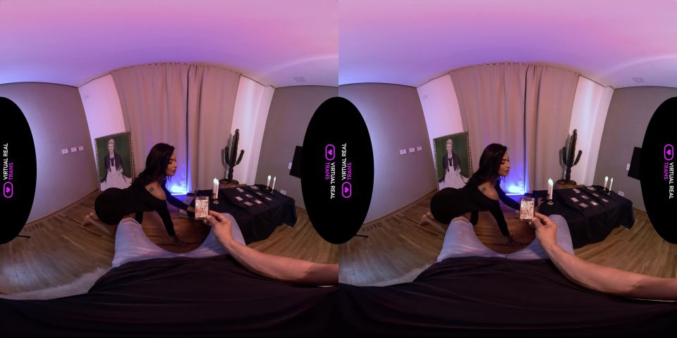 online video 4 VirtualRealTrans - Eveline Moura The Tarot Says_1 - VR180 - fetish - femdom porn femdom keep2share