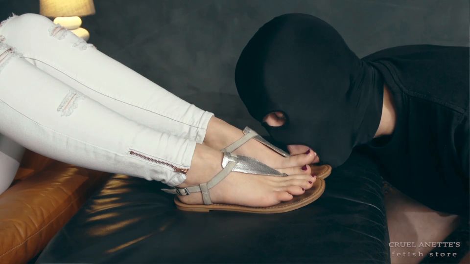 Sandalias limpiadoras.