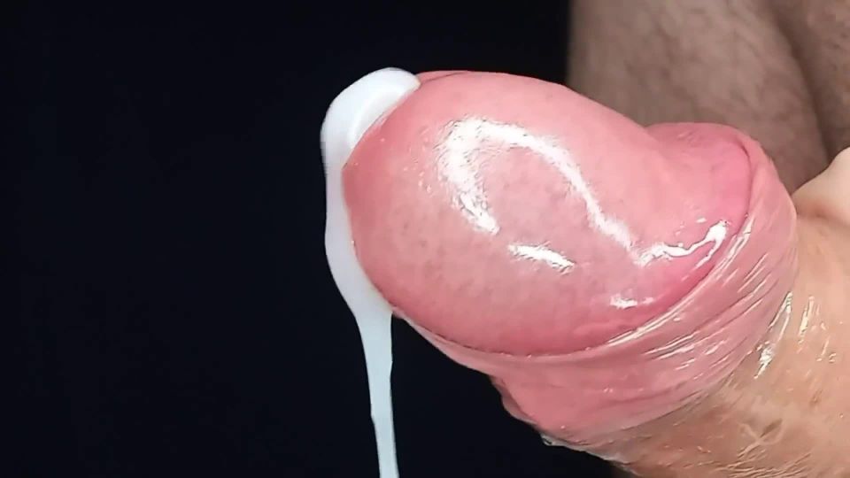 Close up ruined orgasm with urethral sounding cum blockin...