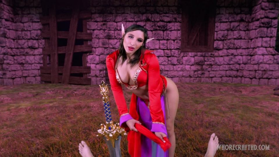 New Fantazy abella danger the  elf mage sucks and fucks for mana