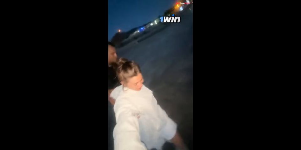 Beachside Romance Turning Heads with a Curvy Babe in a Sexy Bikini