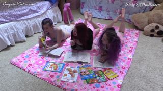 Diaperedonline2Picky Stephanie Picky Stephanie  Bunny Coloring on Floor