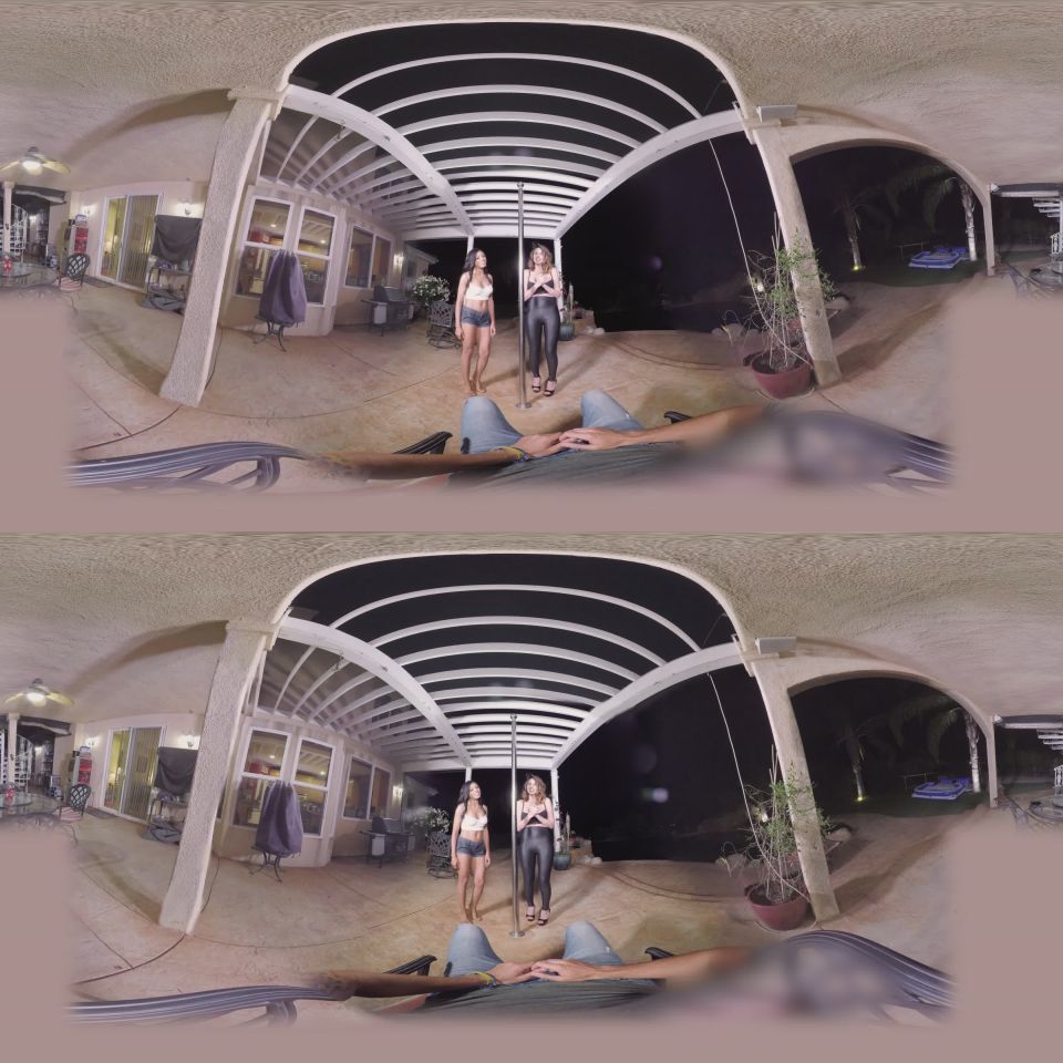 Pool Side Pole Dancing - Oculus - Big tits