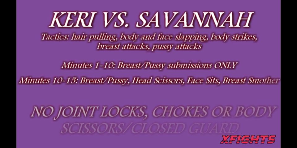 [xfights.to] Spectrum Fight Co - Savannah Fox vs Keri Spectrum Competitive CatFight keep2share k2s video