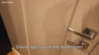 adult video 23 VickiKicks - Get out of the bathroom or Ill crush your balls - FullHD 1080p on pov cast fetish sex