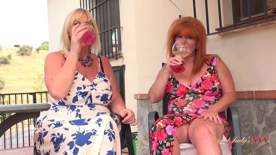 Aunt Judy'S XXX  Fun In The Sun With Mature Big Tit MILFs Melody & Mela