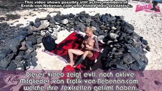 6233 German Skinny Blonde Teen Fuck At The Beach